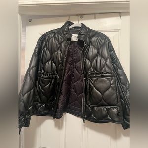 Zara leather jacket